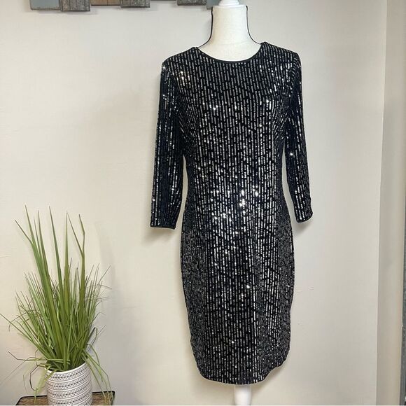 Julia Jordan Sequin Dress Size 12 - Picture 2 of 12